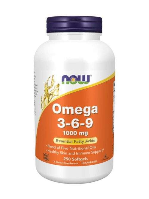 Now Foods Fish oil Omega 3-6-9 1000 mg 250 softgels