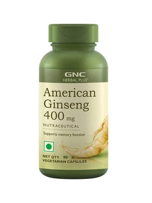 GNC Herbal Plus American Ginseng 400 mg, 90 capsules